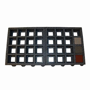 Lux Waterpass Eco Grates Vertand Betonsteentjes T.b.v. Eco Grates Grijs 7,4x7,4x4,8 [901099]