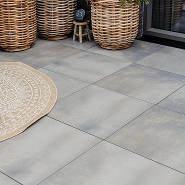 Lux Ceramica Terrazza 2cm Beton Light Grey 60x60x2 [202170]