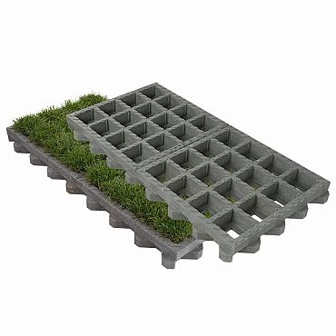 Lux Waterpass Eco Grates Vertand Kunststof Eco Grates Grijs 40x80x6 [901038]