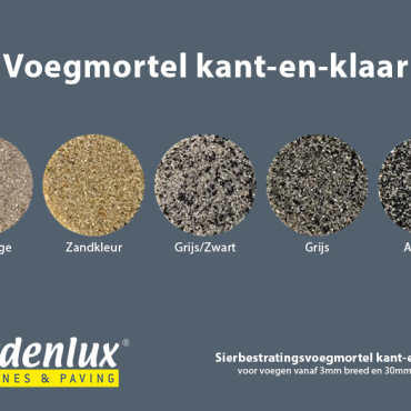 Lux Voegmortel Kant-en-klaar Antraciet Emmer 12,5kg [900984]