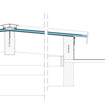 Lichtstraat Glas Douglas Zadeldak 2402Br x 3050mm Dp